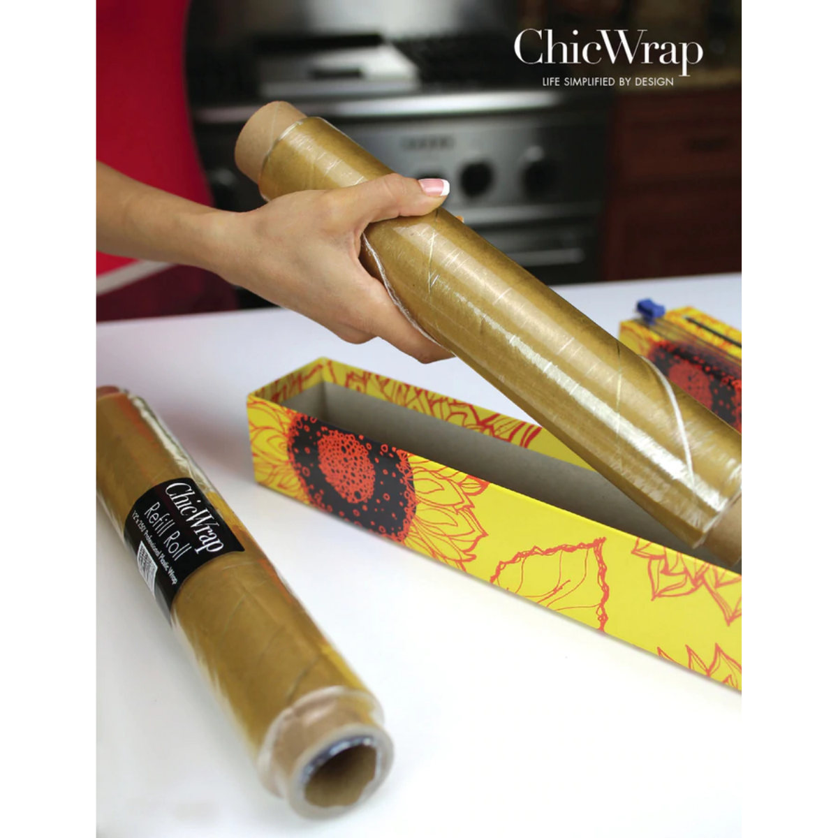 Plastic Wrap Dispenser + Refill (Cook's Tools), ChicWrap