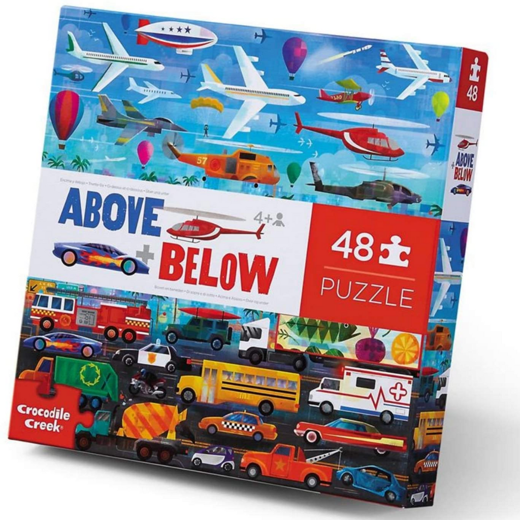 Crocodile Creek - Above + Below 48 Piece Things That Go Puzzle