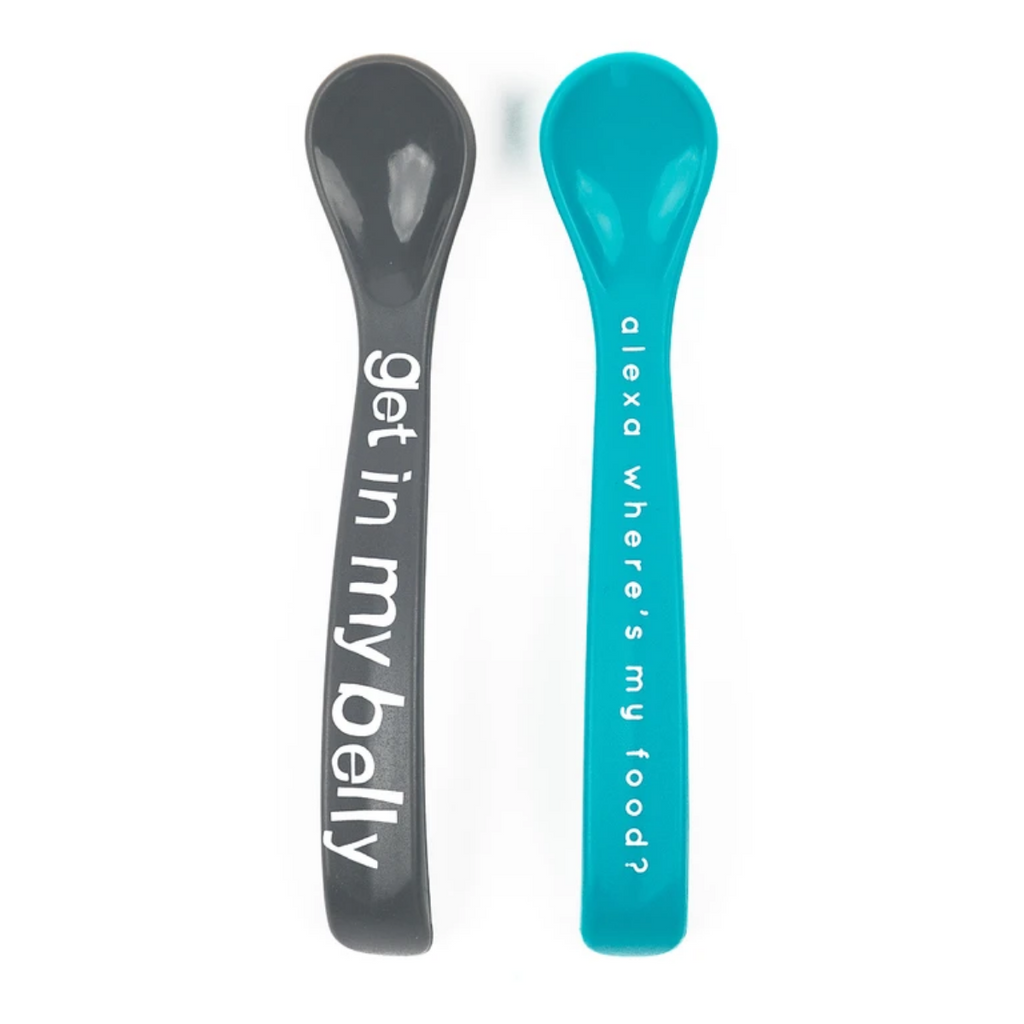 Bella Tunno Spoon Set - Get In My Belly/Alexa Where's My Food?