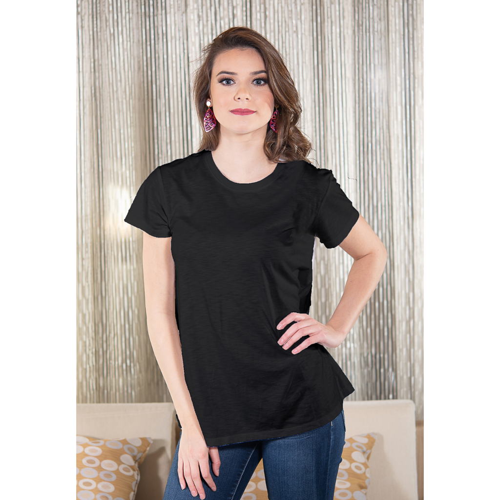 Amanda Blu - Luxe Sleepwear T-Shirt - Black