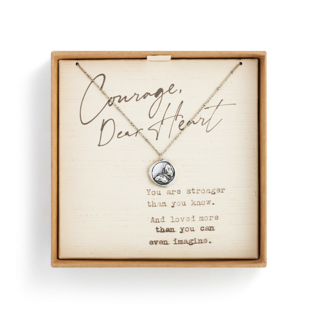 Demdaco - Dear You Necklace - Courage (Butterfly)
