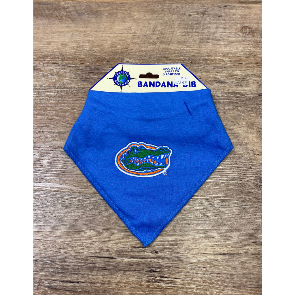Creative Knitwear Baby Bandana Bib - UF Gators - Blue