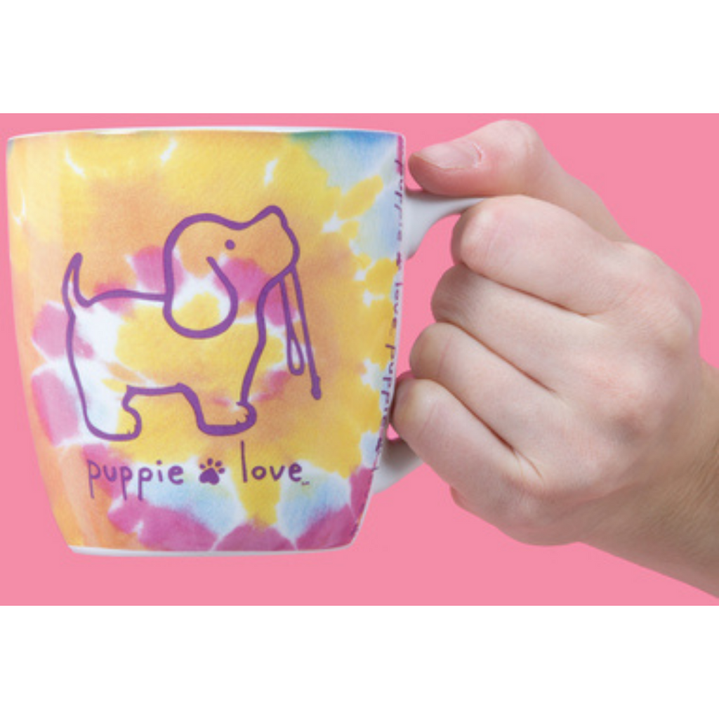 Puppie Love Mug - Tie Dye